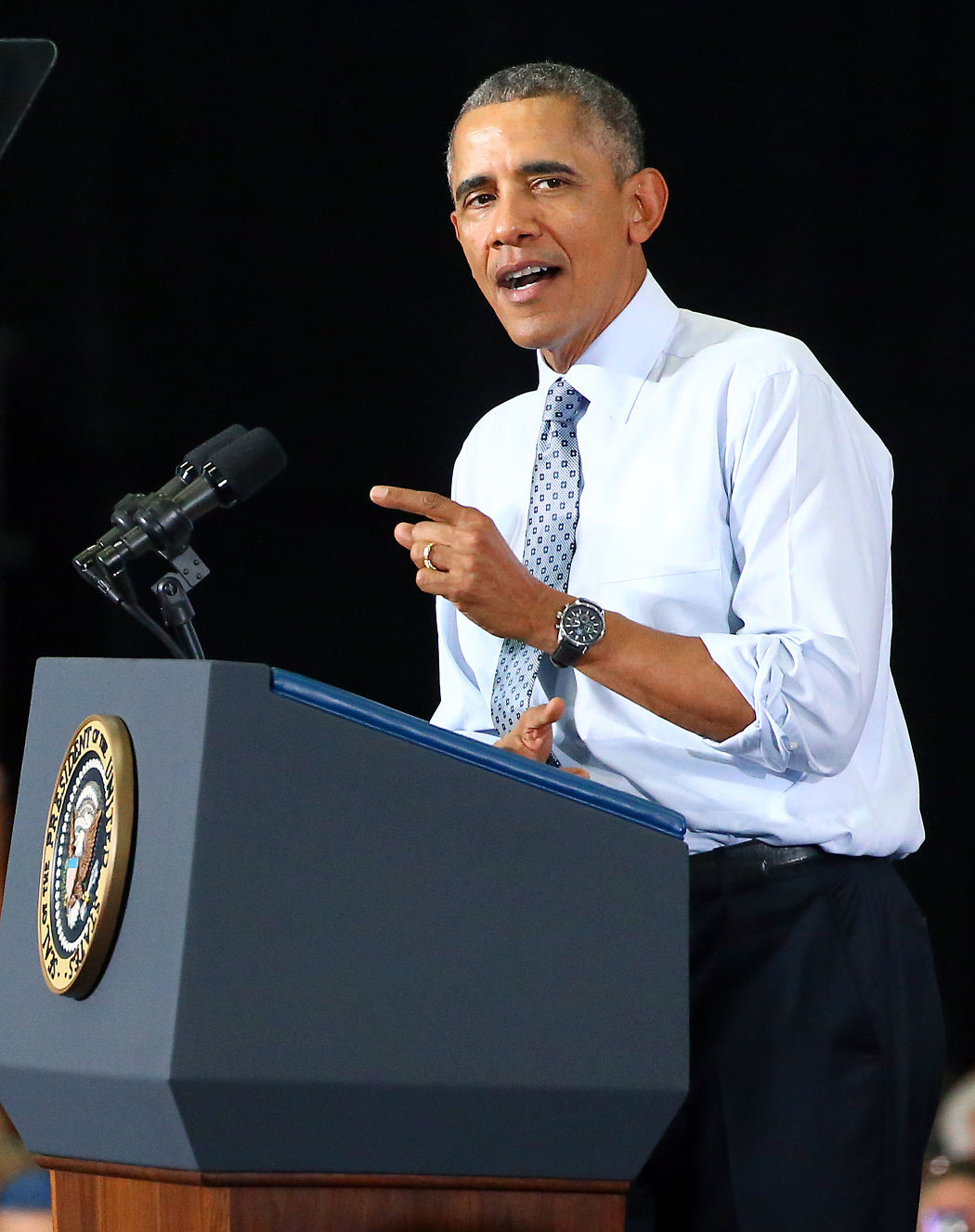 2015: President Barack Obama in La Crosse
